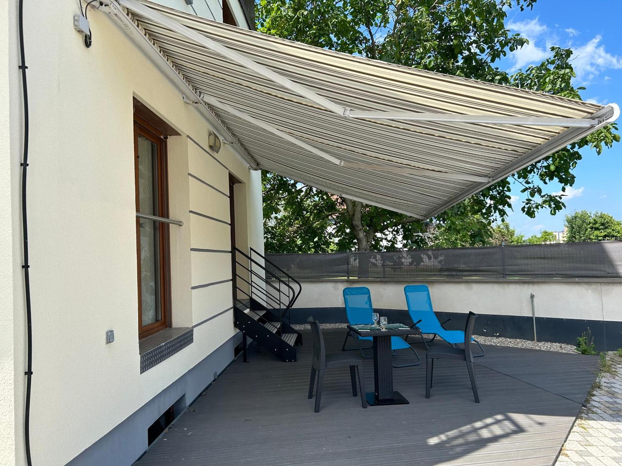Charmant Studio Avec Terrasse Ebersheim Exteriör bild